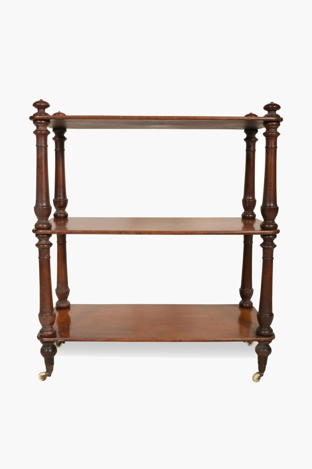 19th Century Mahogany Campaign Etagere