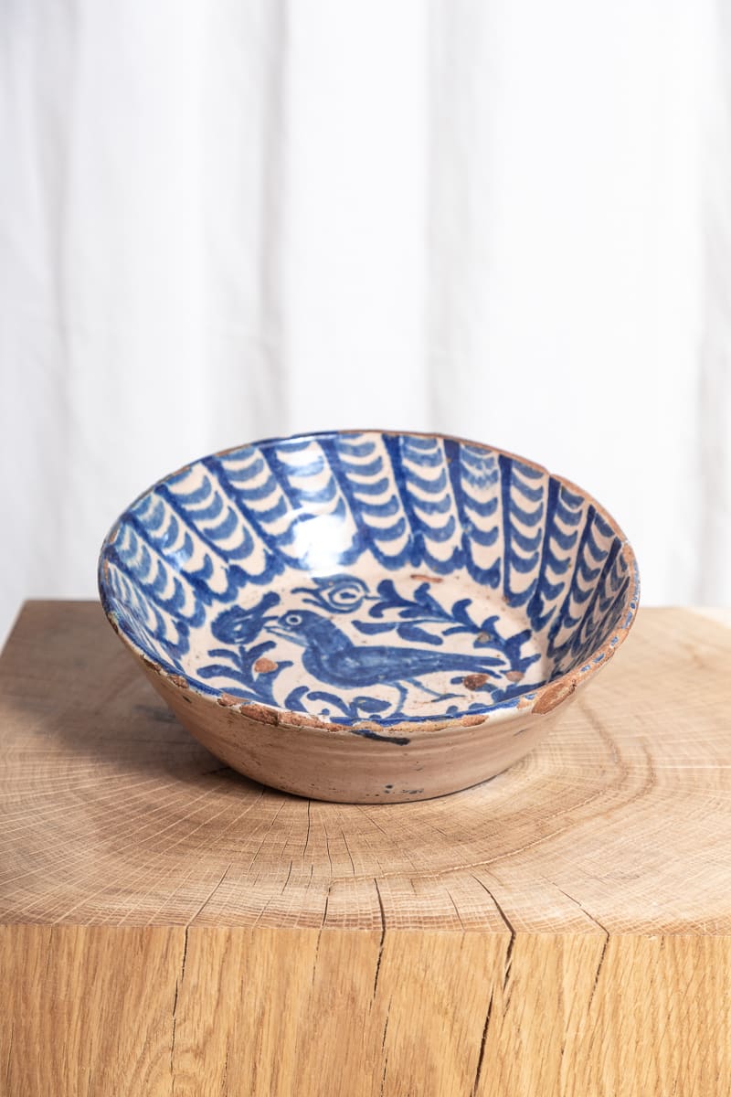 19th Century Spanish Fajalauza Bowl