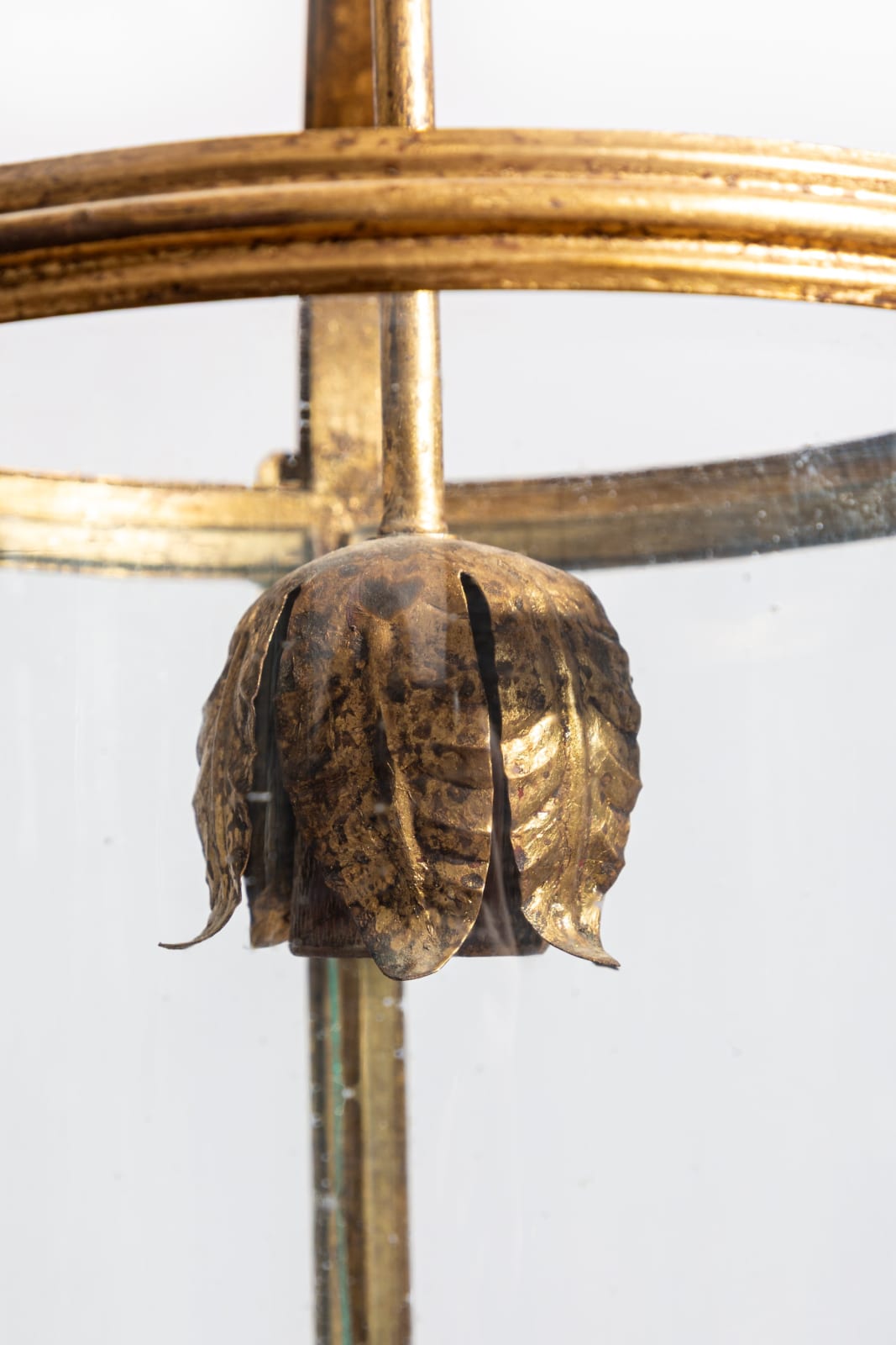 Antique Italian Gilt Toleware Lantern