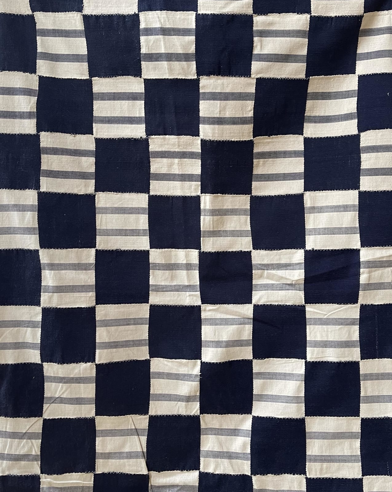 Heavy Cotton Geometric Kente Cloth