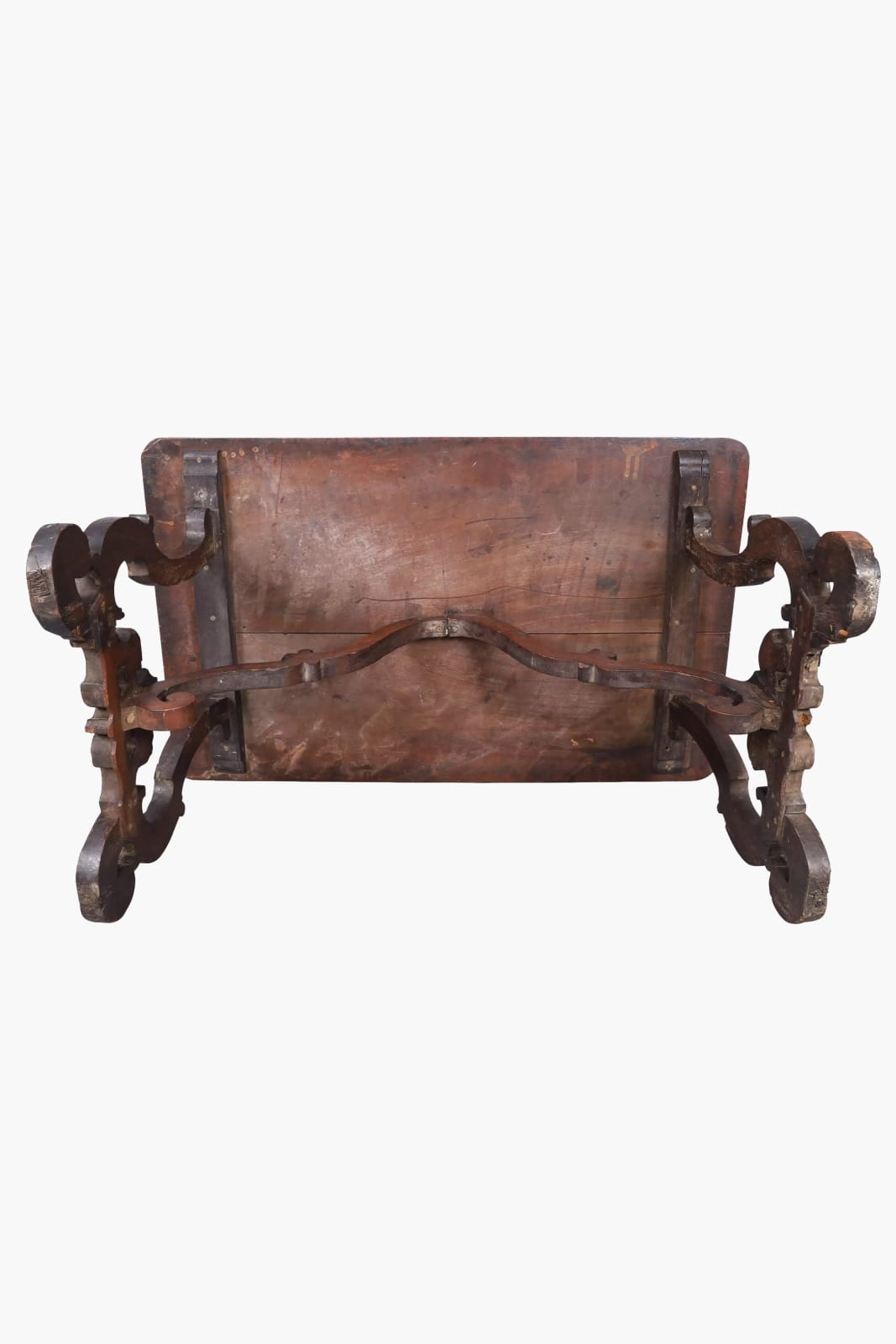 A Spanish Baroque Walnut Centre Table, 18th century