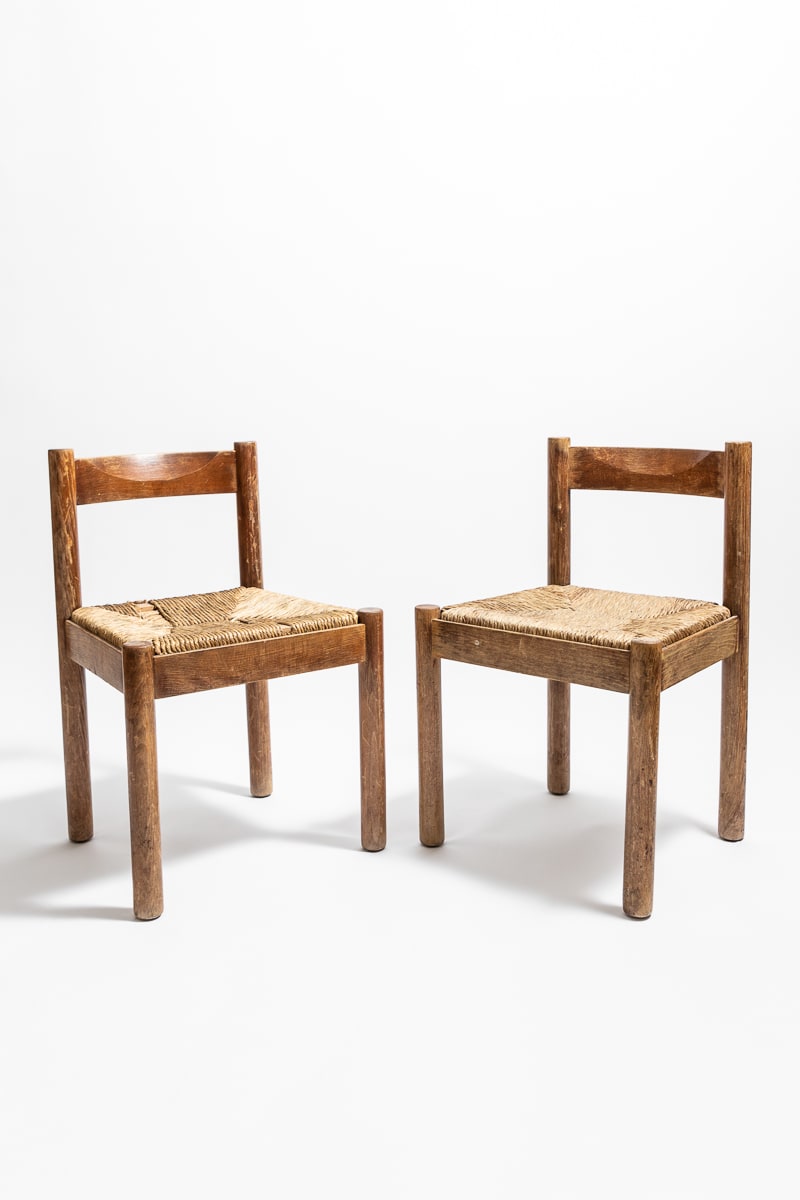 Pair of Alpine Chairs in the manner of Charlotte Perriand
