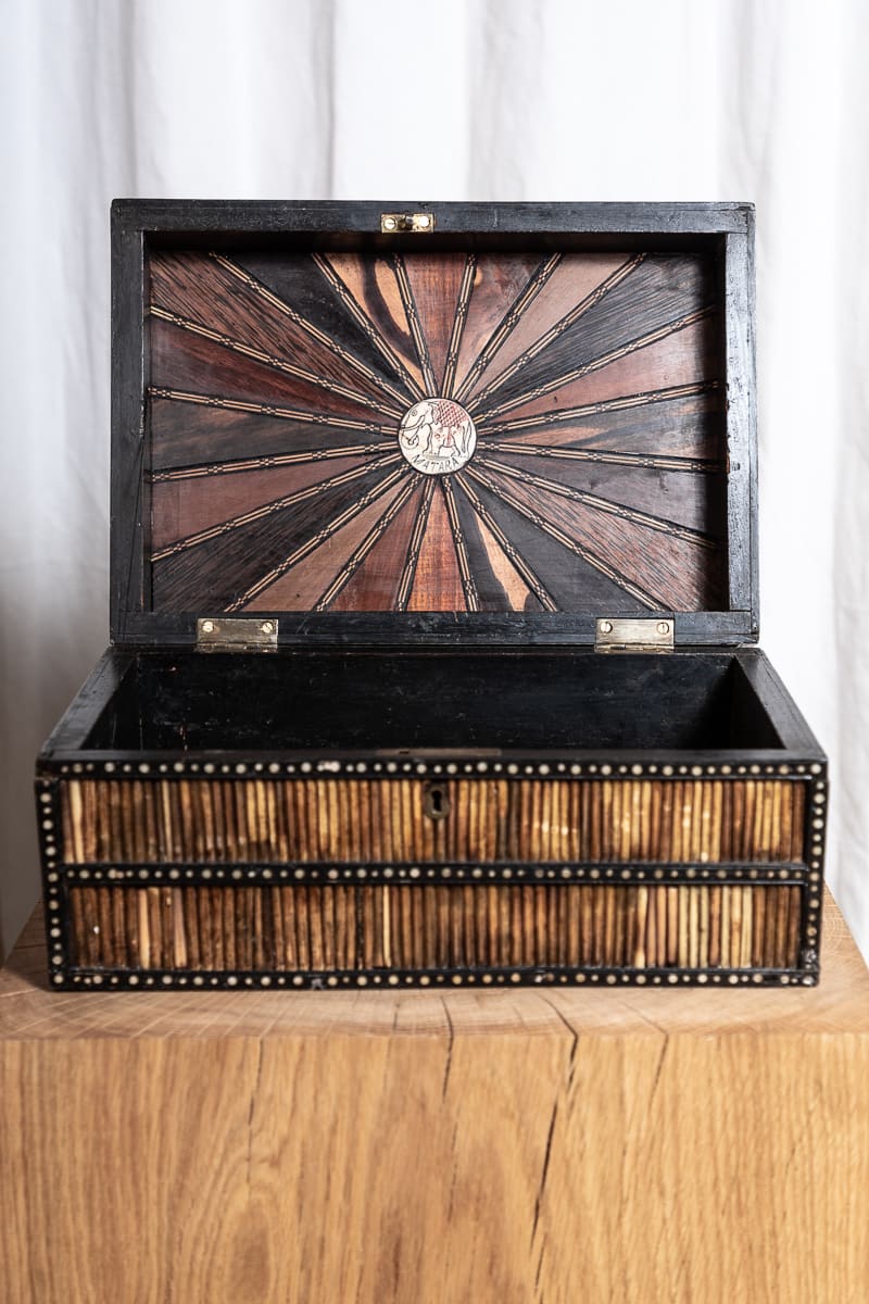 A 19th Century Anglo-Indian Porcupine Quills Box