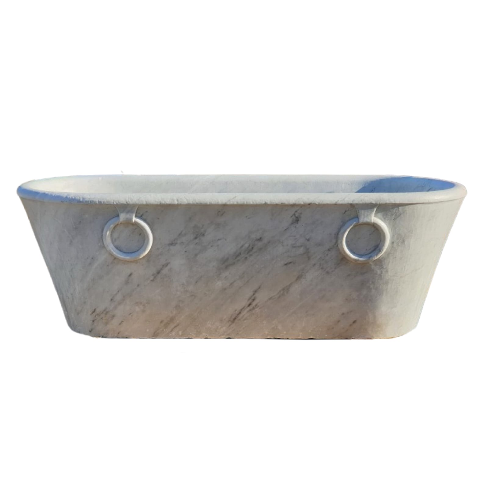 Antique Italian Carrara Marble Bath