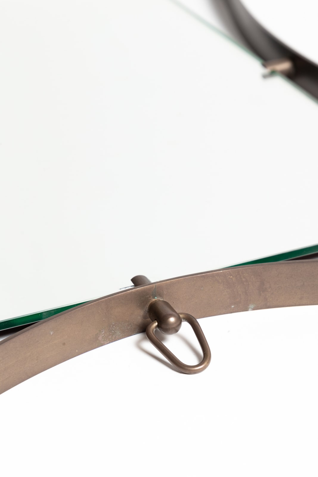 Fontana Arte, Large Brass Mirror by Fontana Arte c.1950