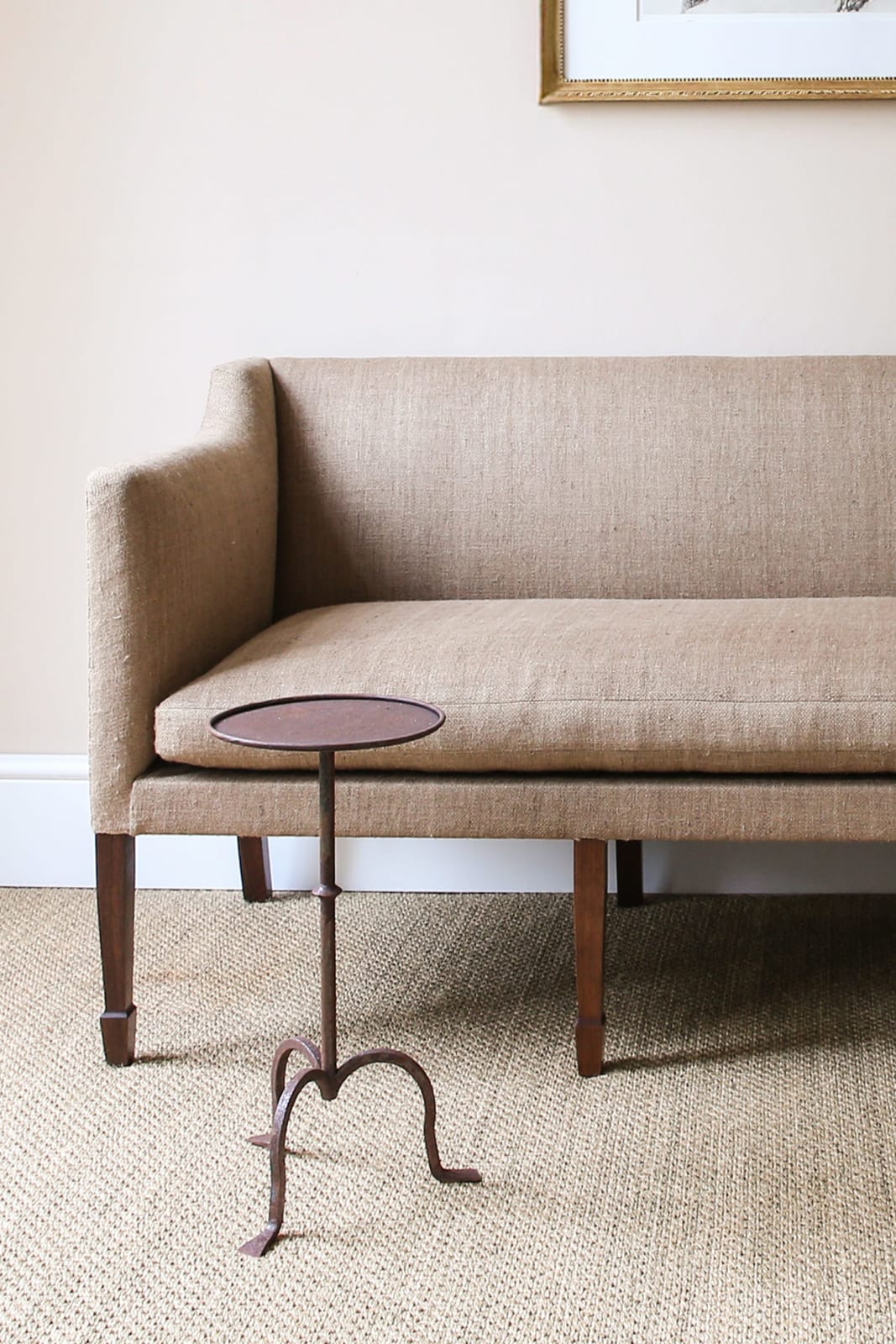 Wrought Iron Martini Table, Small