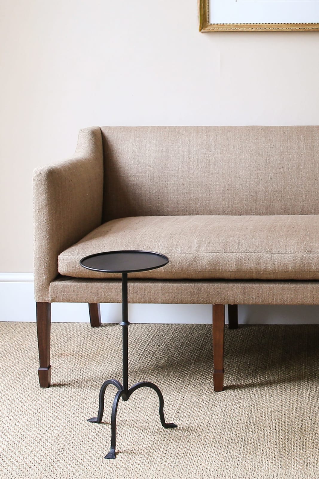 Wrought Iron Martini Table, Small