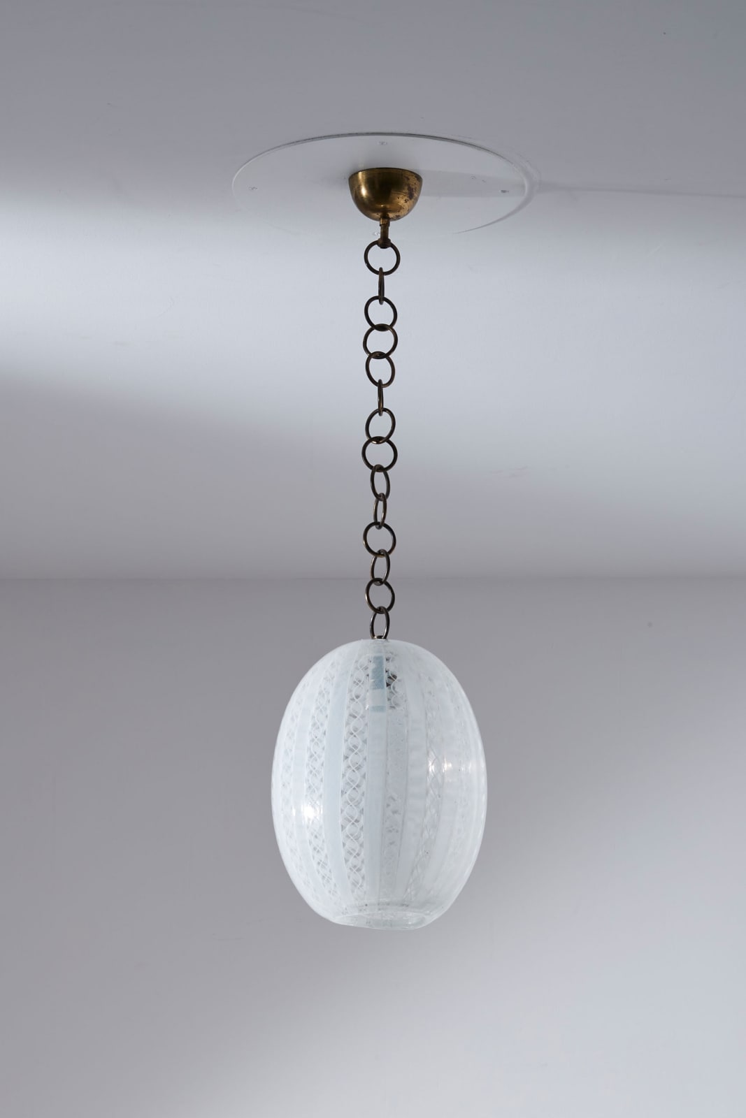 Murano Glass Pendant Light by Venini