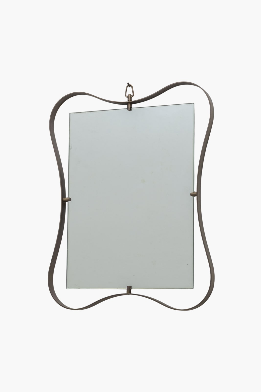 Fontana Arte, Large Brass Mirror by Fontana Arte c.1950