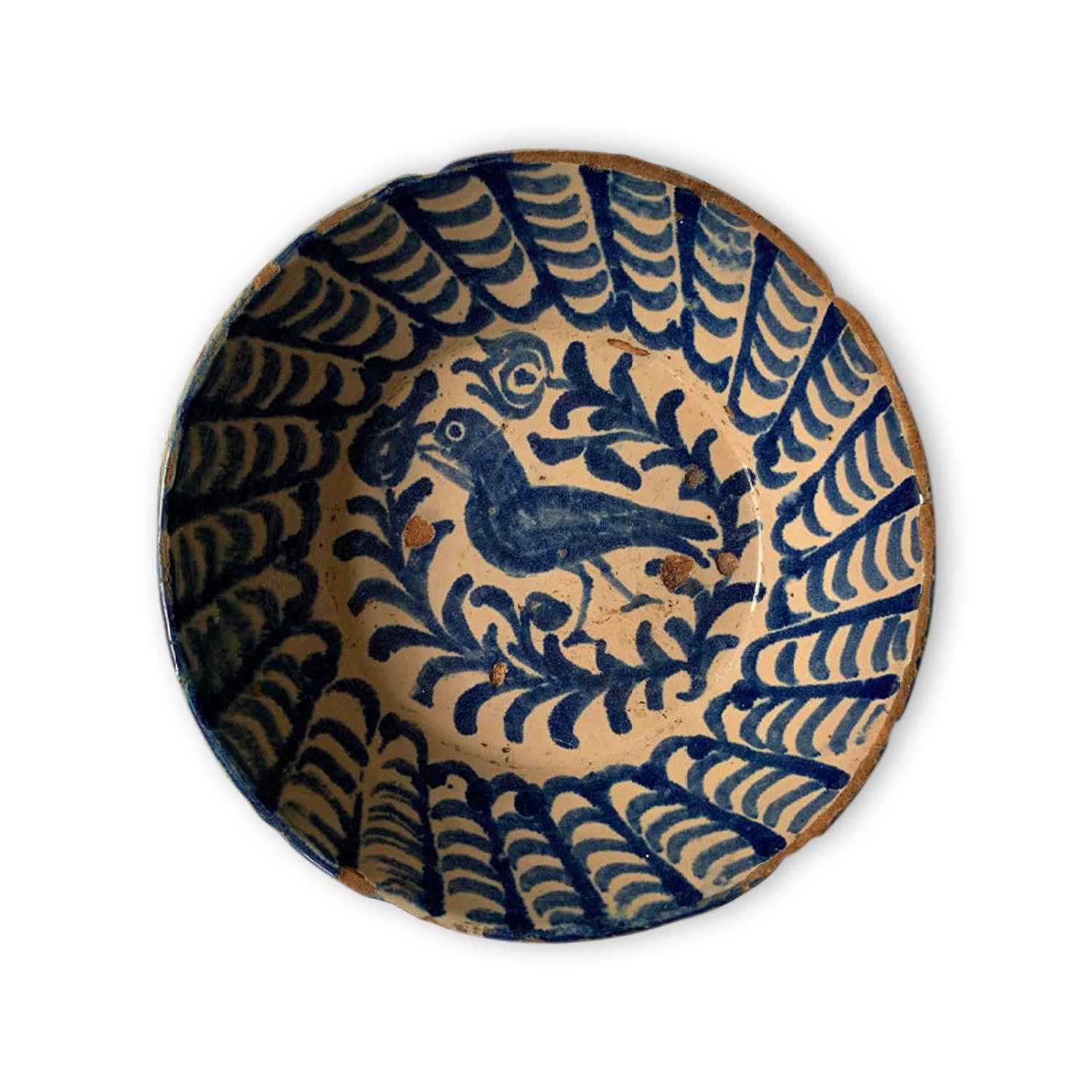 19th Century Spanish Fajalauza Bowl