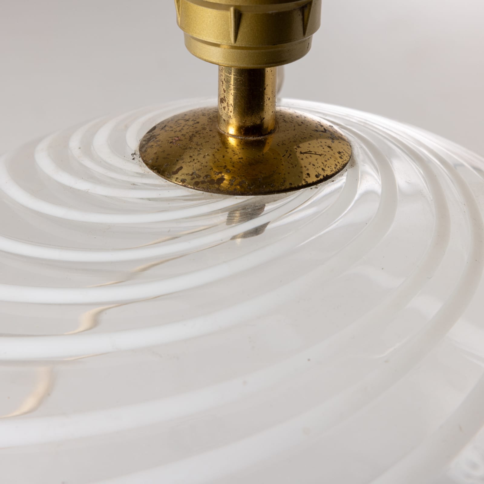 1970s Italian Murano Glass Globe Lamp