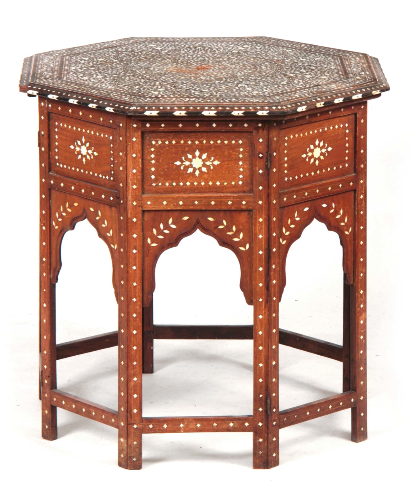 Large 19th Century Anglo-Indian Octagonal Table
