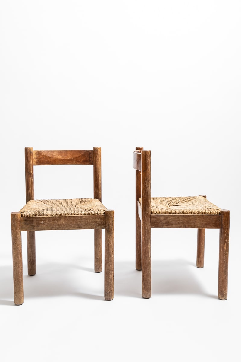 Pair of Alpine Chairs in the manner of Charlotte Perriand