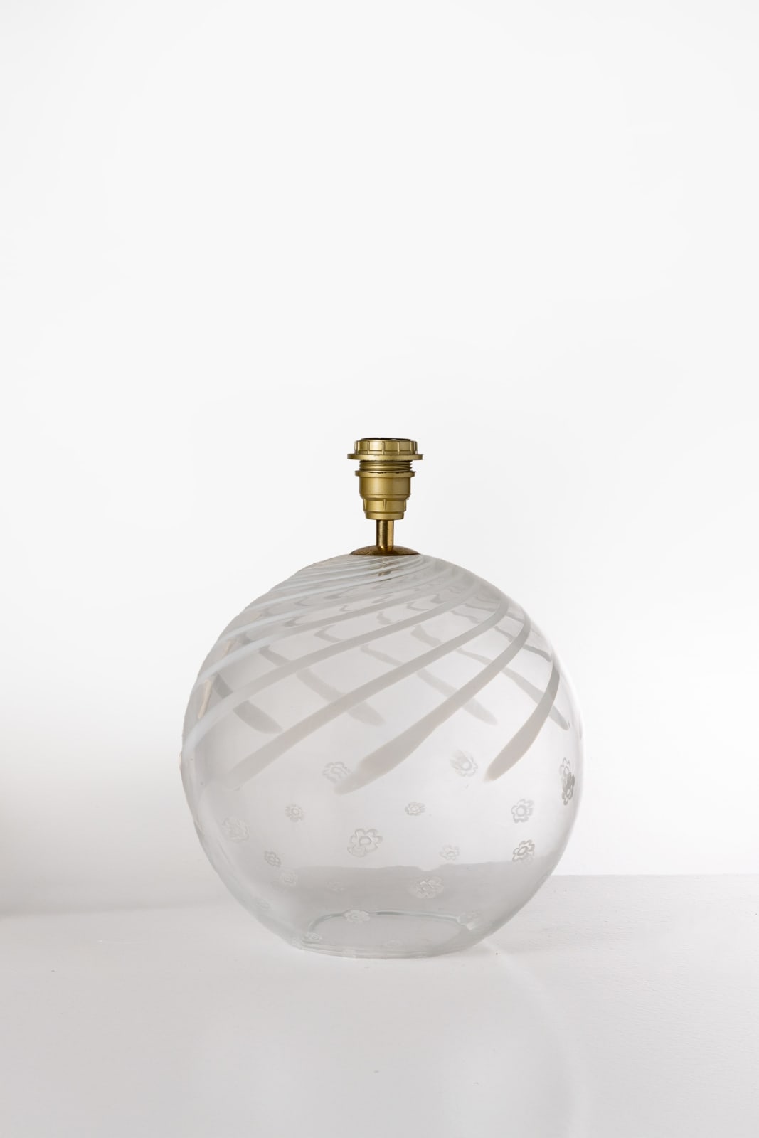 1970s Italian Murano Glass Globe Lamp