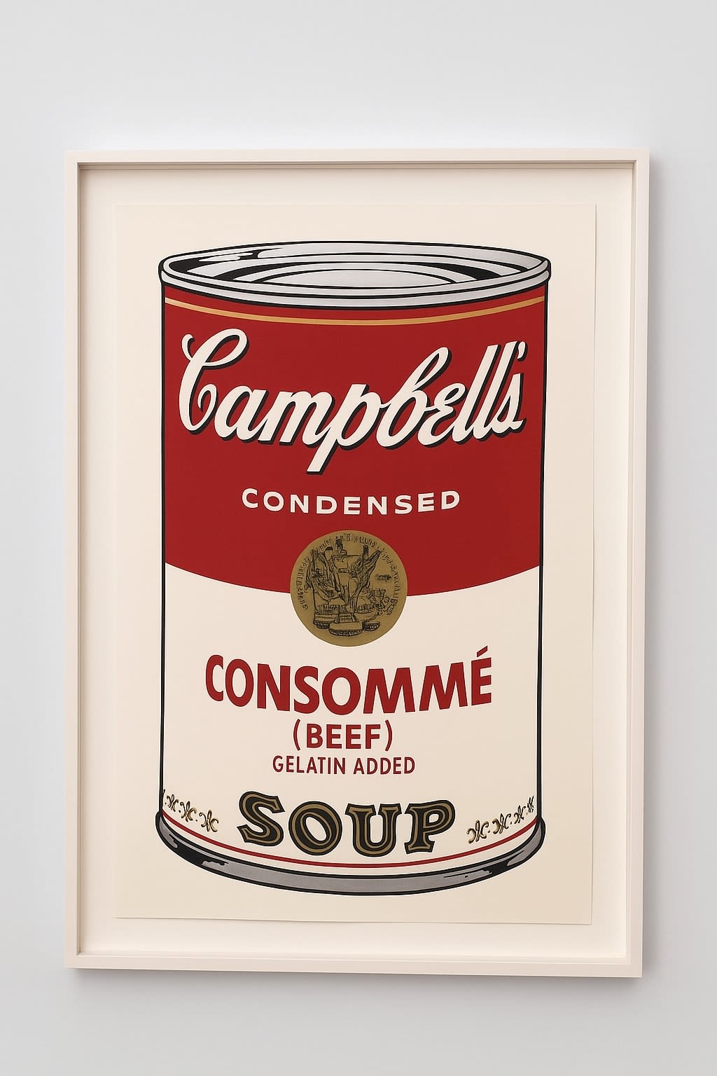 Andy Warhol, Consommé Beef Campbells Soup, 1968