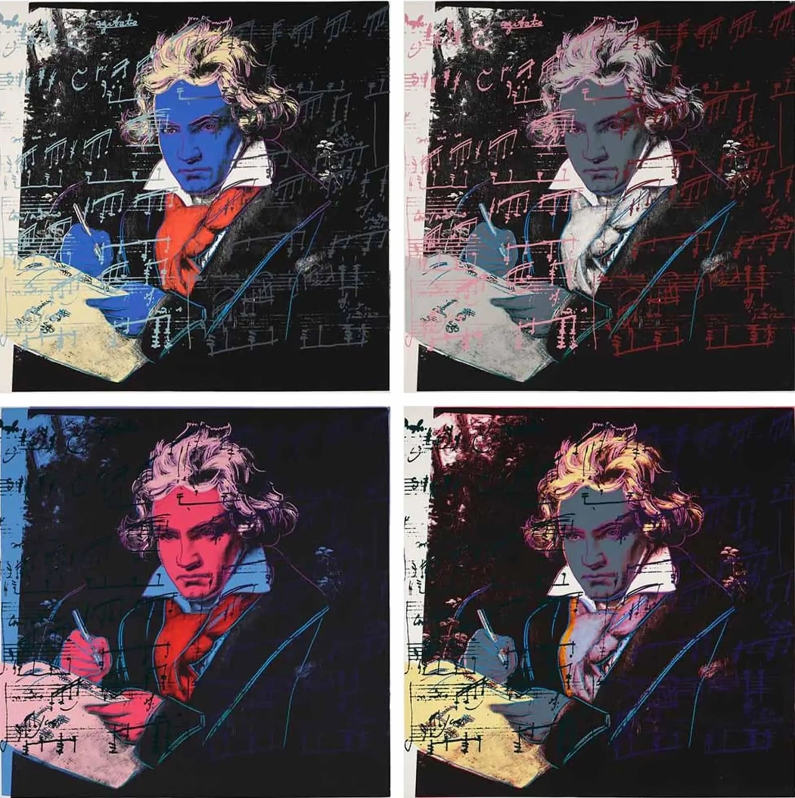 Andy Warhol, Beethoven, 1987