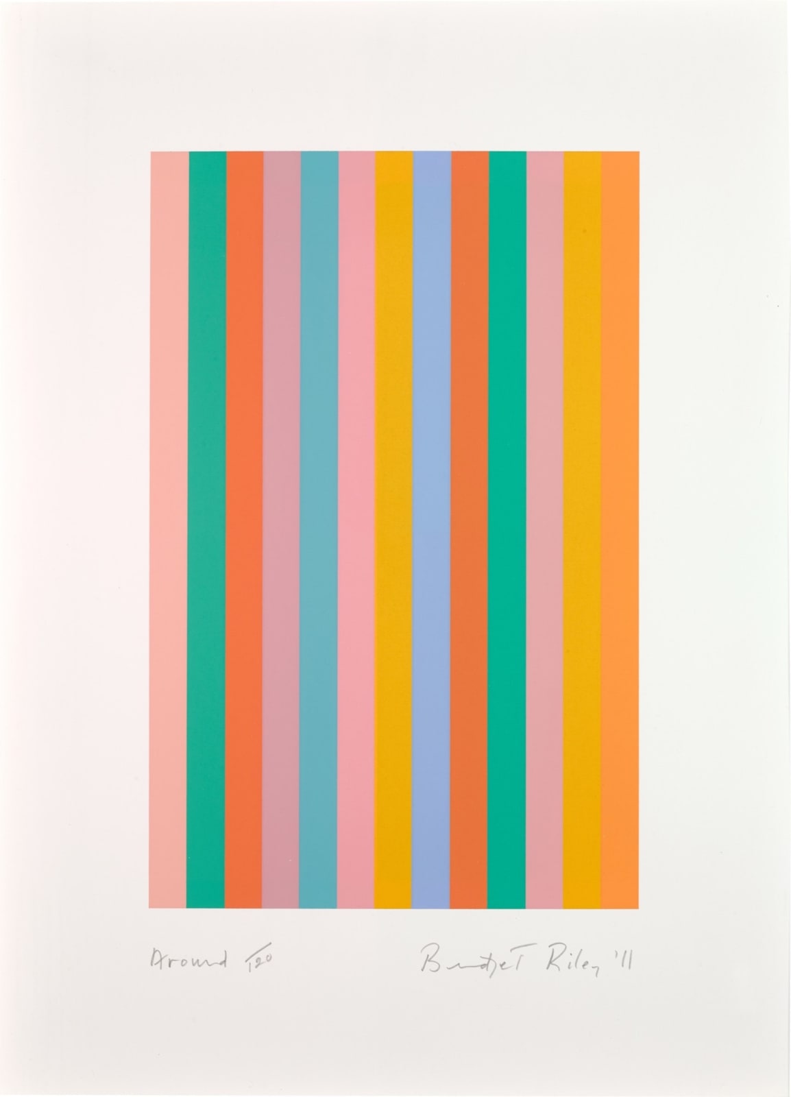 Bridget Riley, Around, 2011