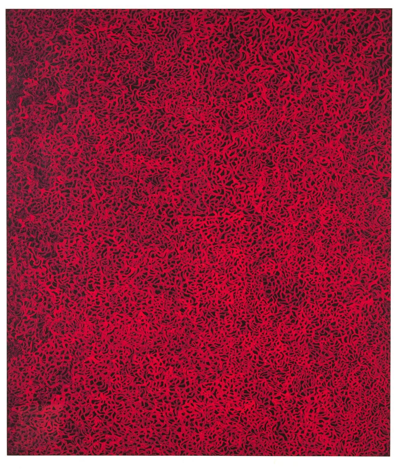 Yayoi Kusama, Rain in the Evening Glow, 1992