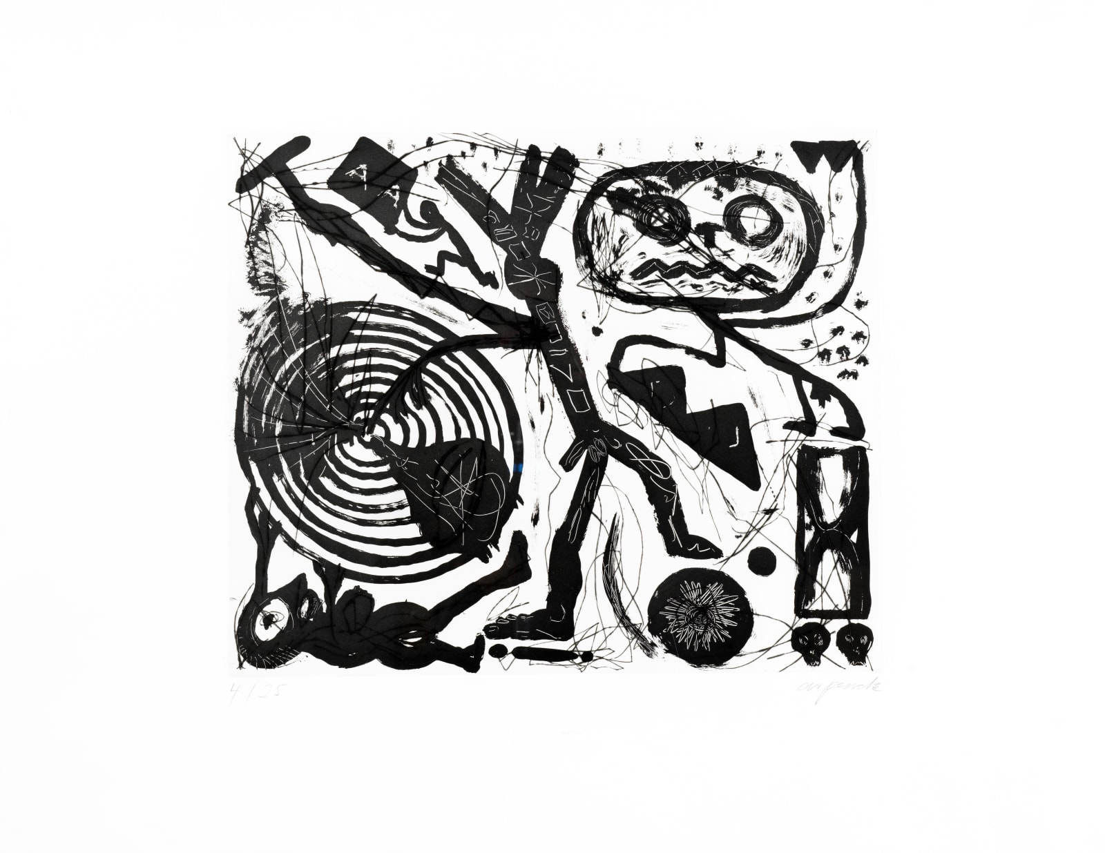 A. R. Penck, Was ist Gravitation?, 1984