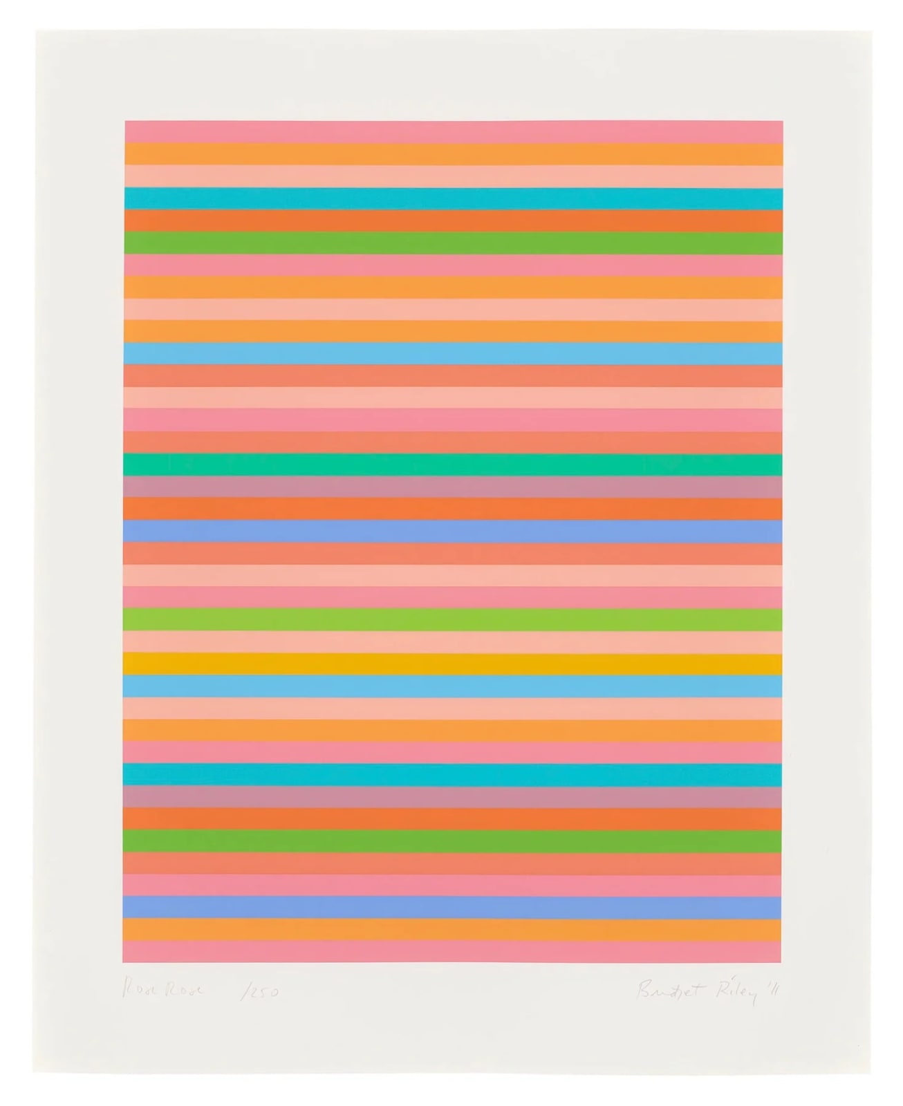 Bridget Riley, Rose Rose, 2011