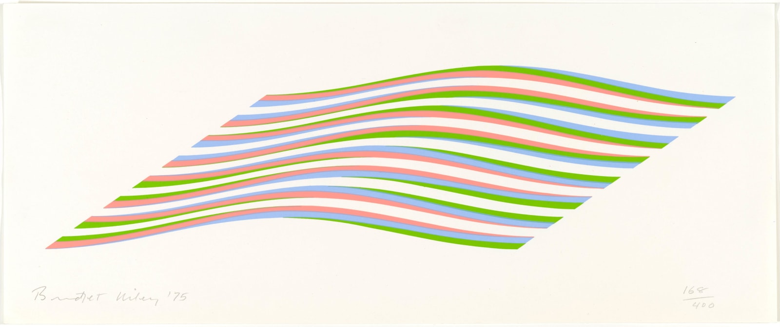 Bridget Riley, Untitled (Wave), 1975