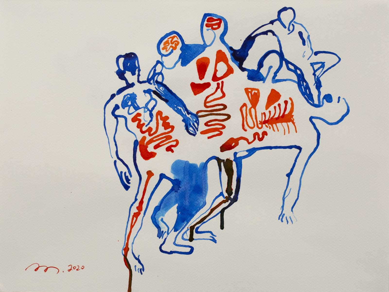 Tang Dixin, A Group of People, 2020