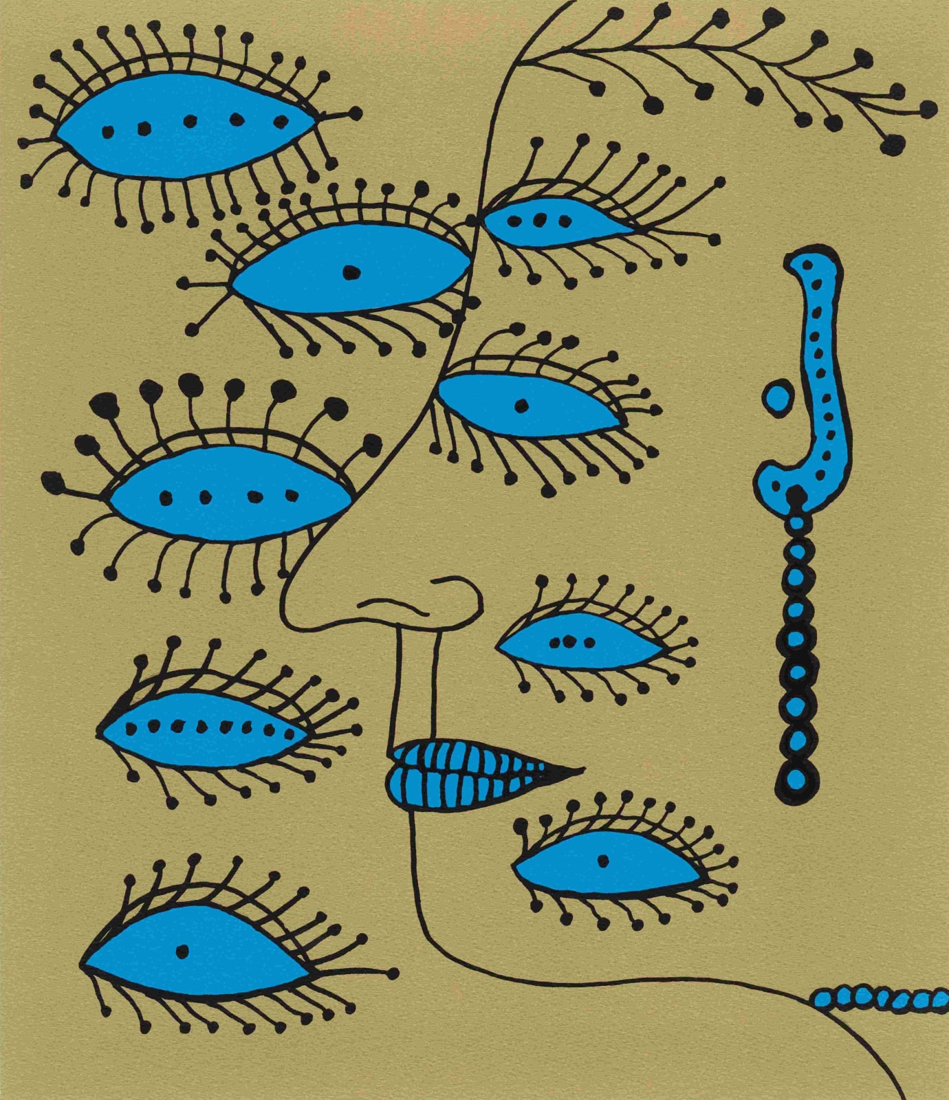Yayoi Kusama, Self-portrait, 2011