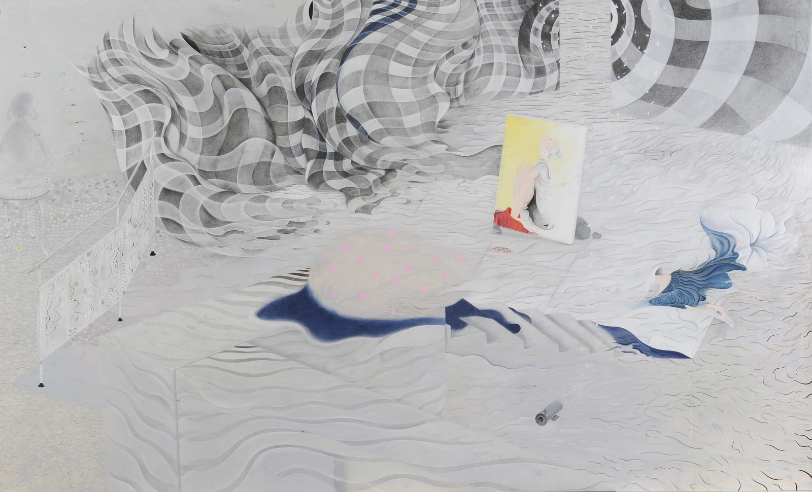 Tomoko Kashiki, A Ceremony for Collecting Petals on a Petri Plate, 2014