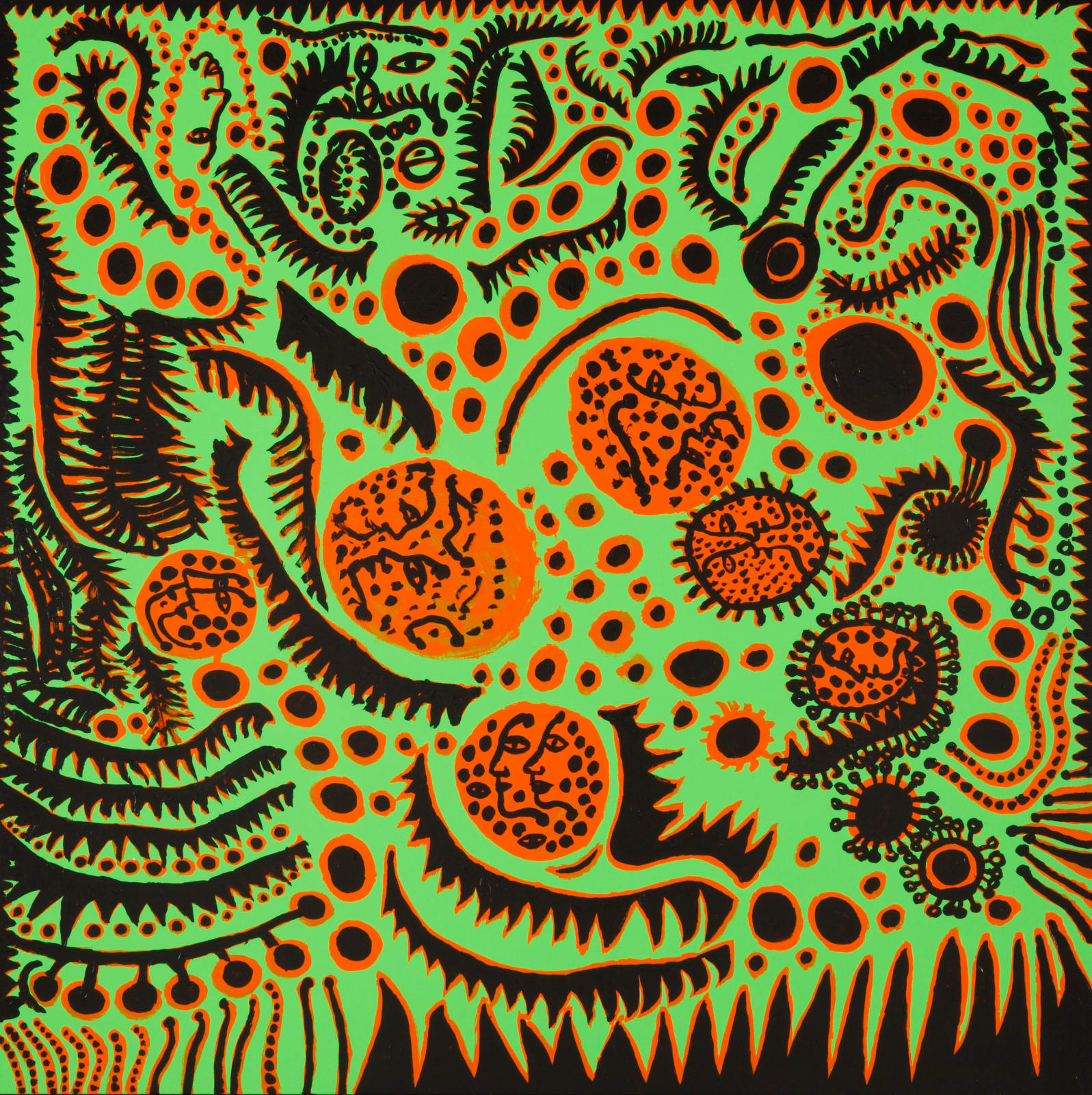 Yayoi Kusama, WAITING FOR THE MOON TO APPEAR, 2011