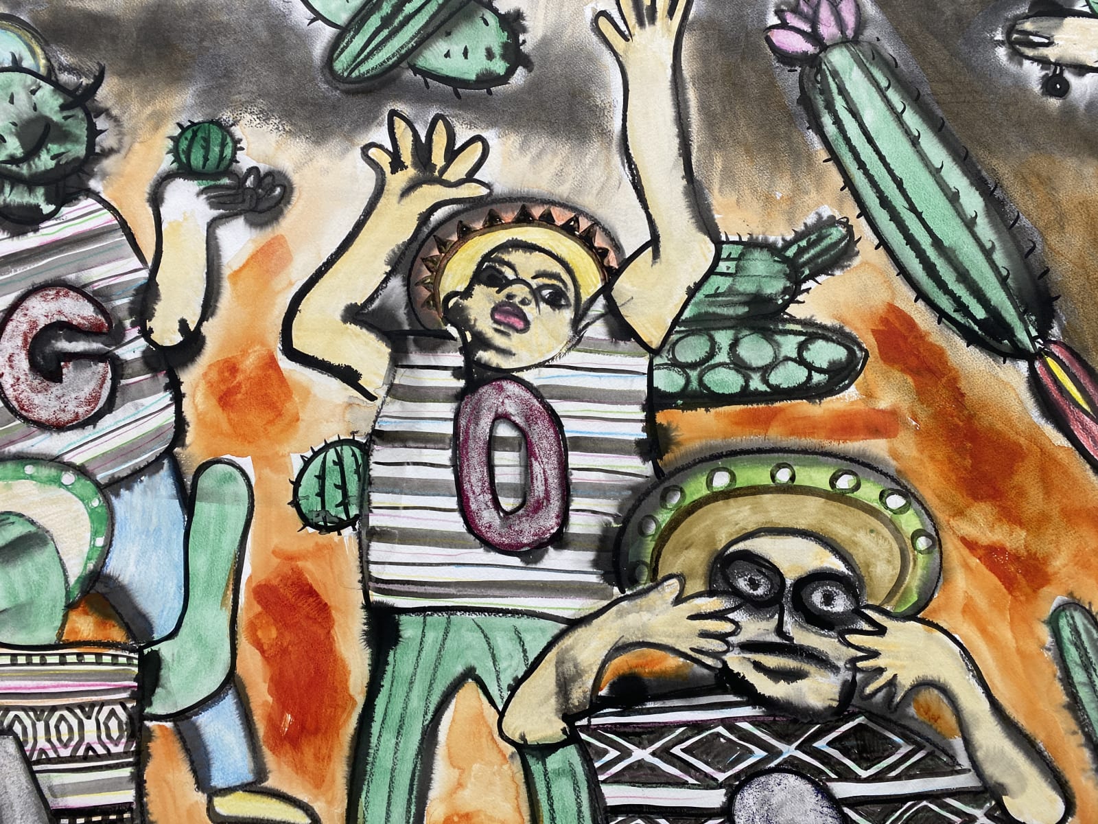 Nobuaki Takekawa, AMIGOS in the Cactus Field, 2020