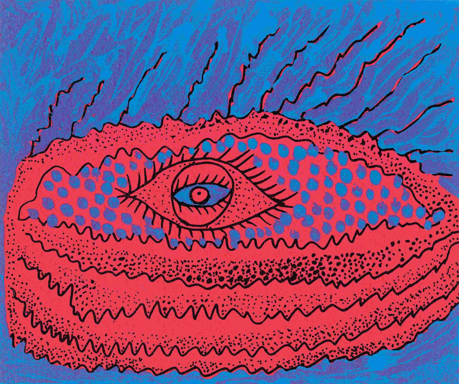 Yayoi Kusama, Buried in a Flower Garden, 2011