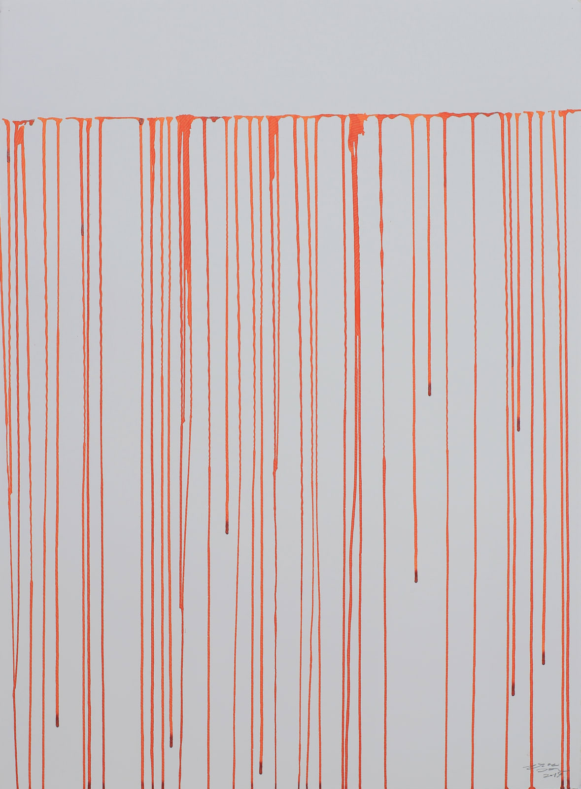 Tsuyoshi Hisakado, crossfades #4 / drip (sunset), 2018