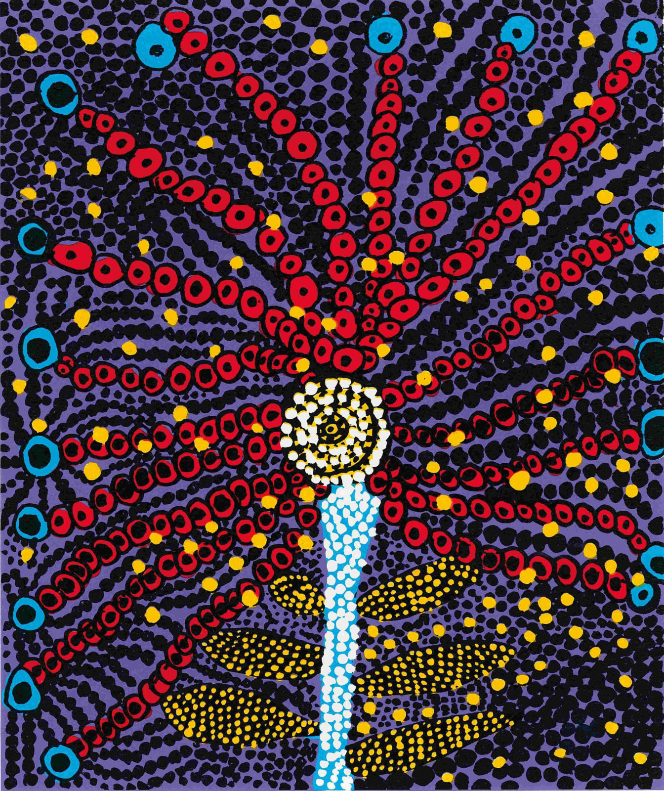 Yayoi Kusama, Flower Bloomed in My Heart, 2011 | Ota Fine Arts