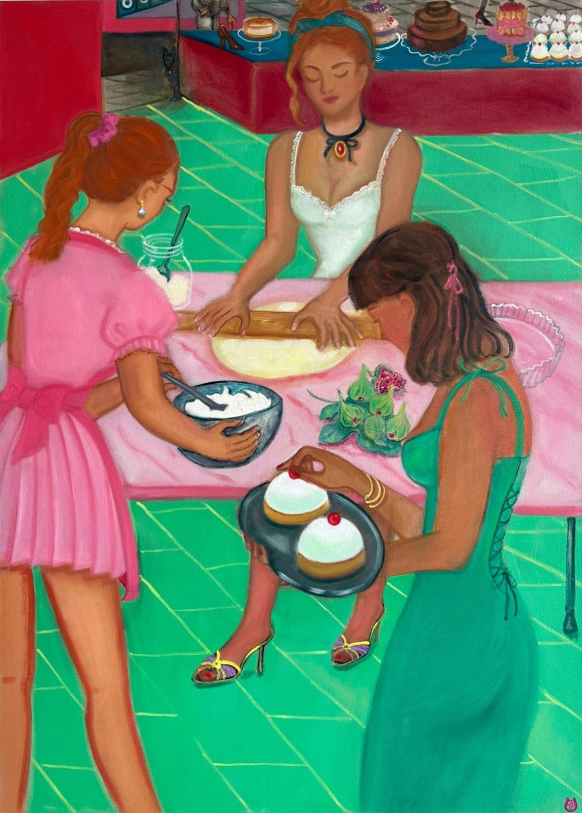 Maria Farrar, St. Agatha Cake, 2025
