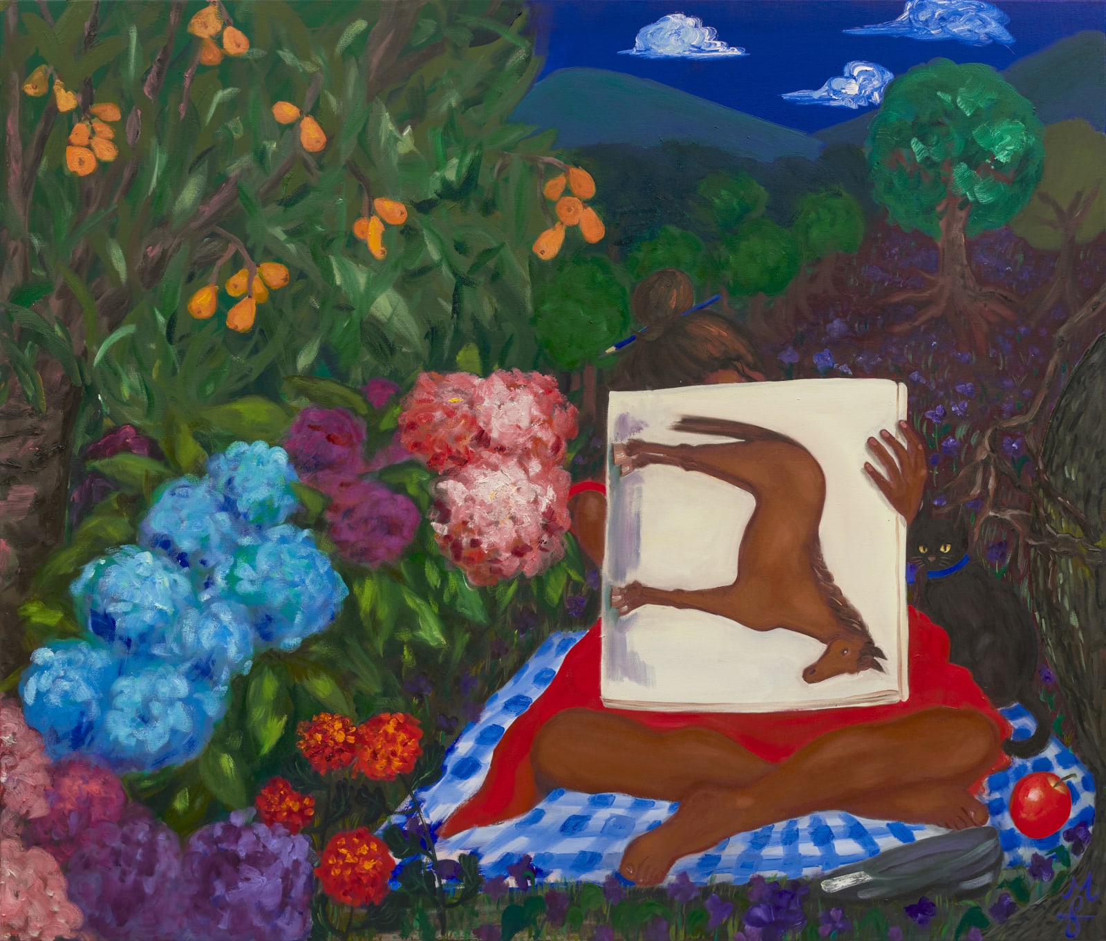 Maria Farrar, Hydrangeas, 2020