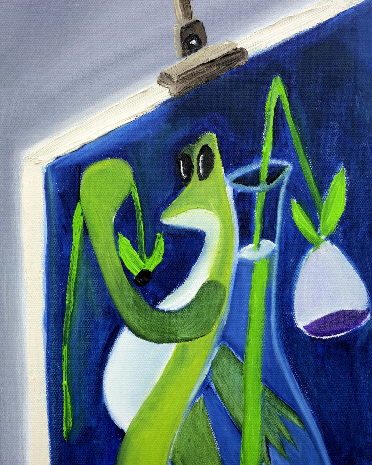 Keith Boadwee, Studio Selfie With Boner Palette, 2021
