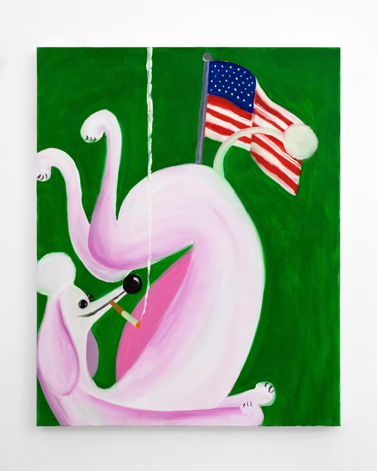 Keith Boadwee, Old Glory (Poodle Version), 2021