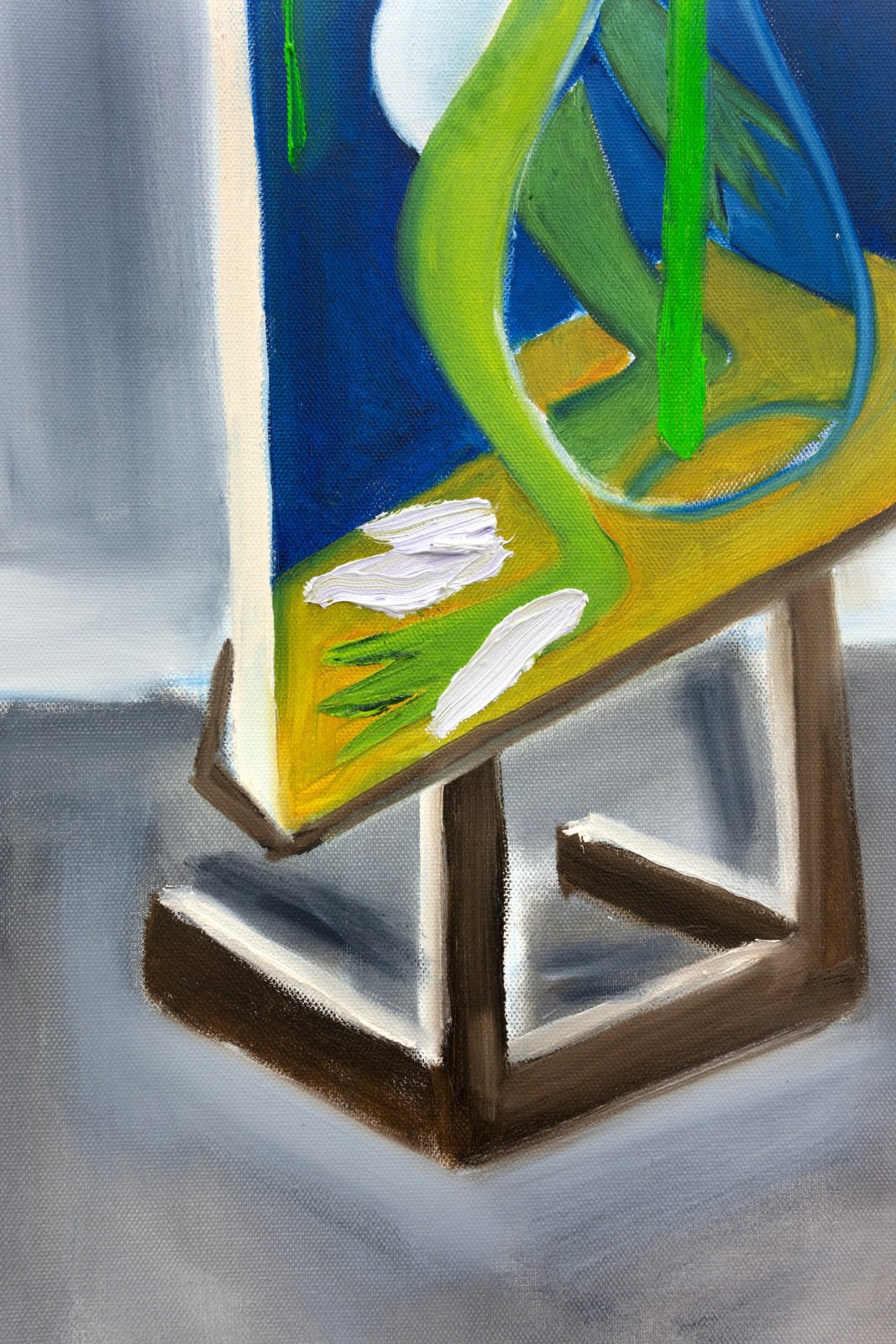 Keith Boadwee, Studio Selfie With Boner Palette, 2021