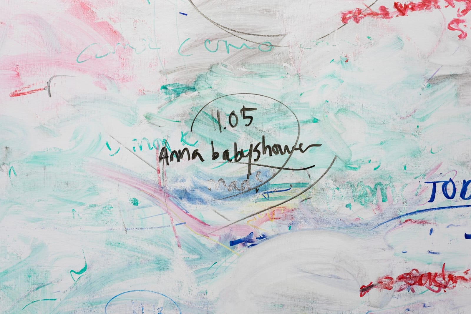 Julie Koldby, To-do painting 2 (På loftet), 2025