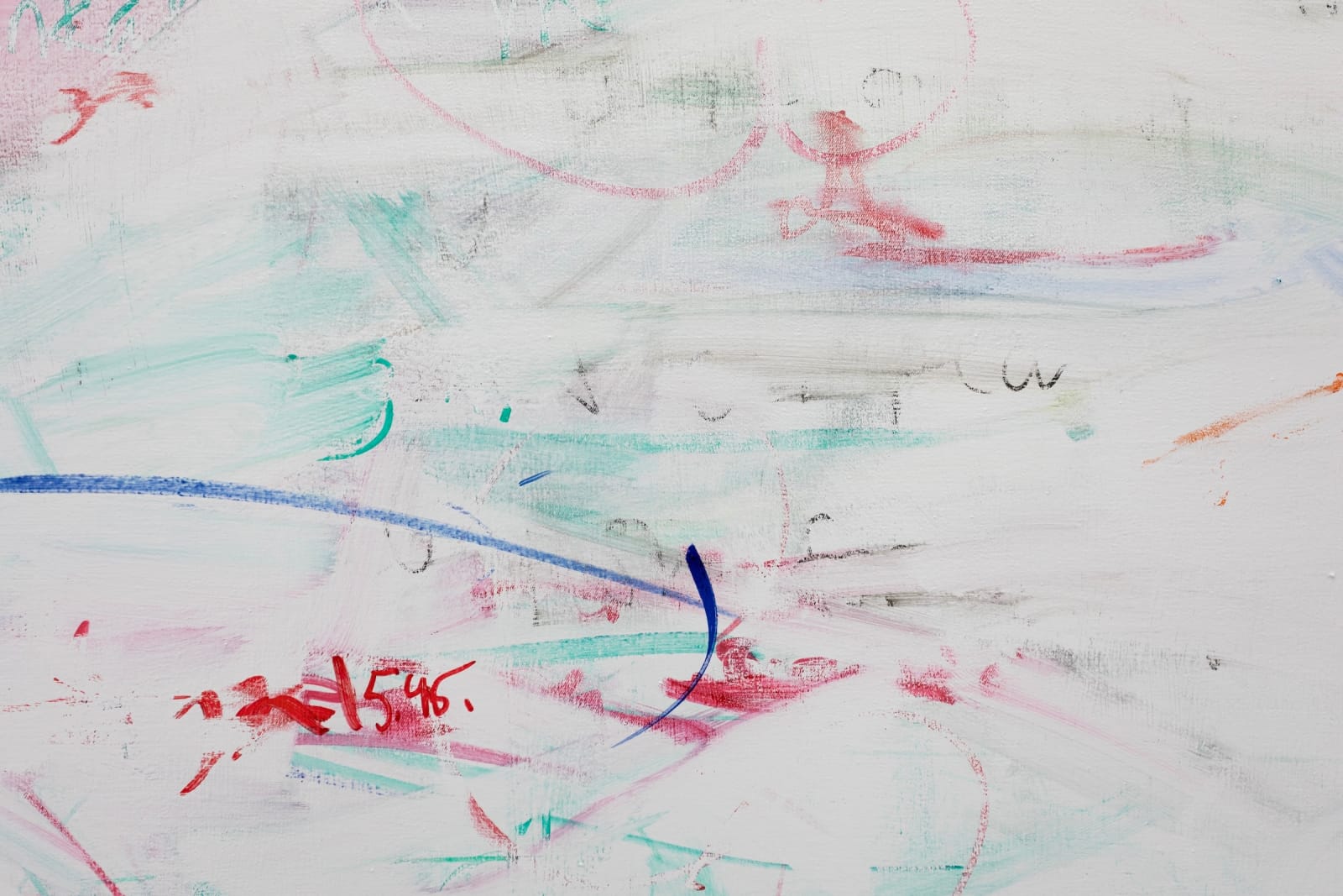 Julie Koldby, To-do painting 2 (På loftet), 2025