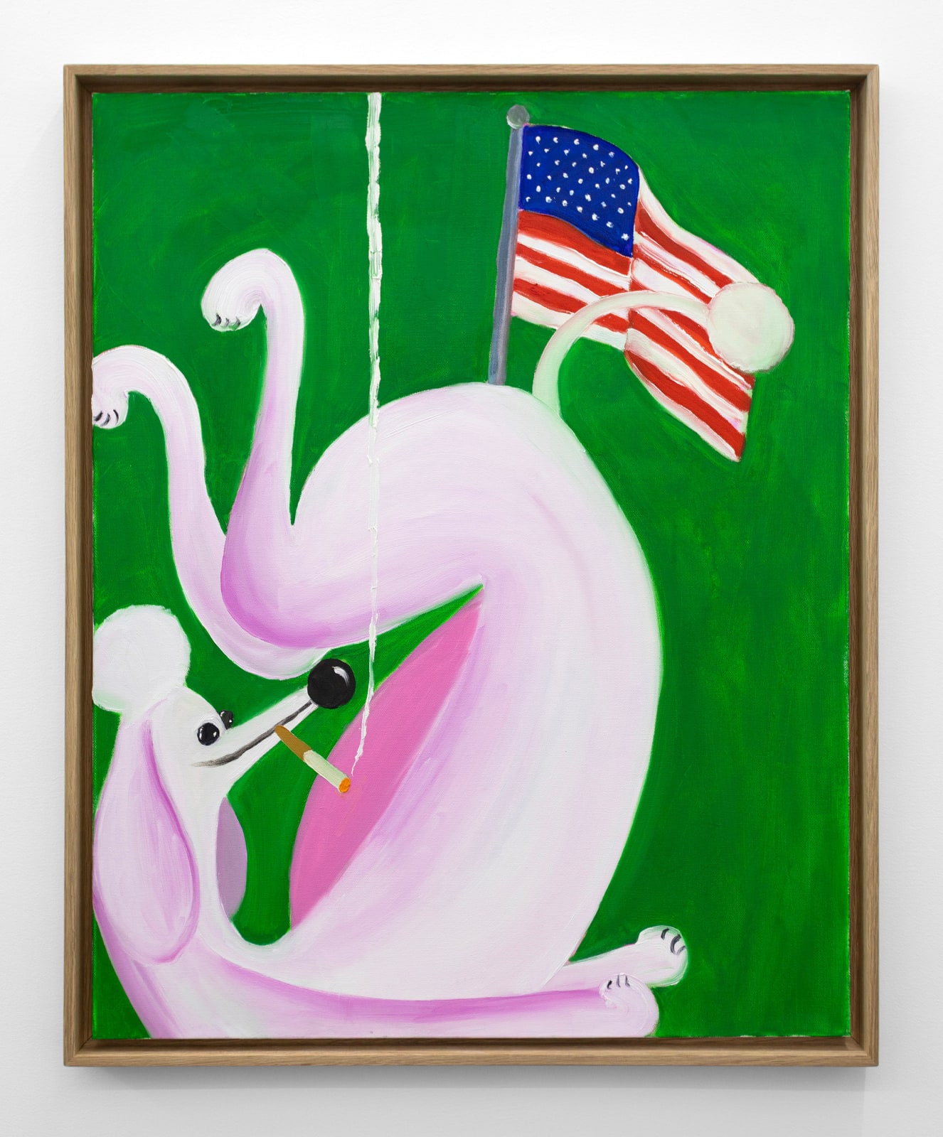Keith Boadwee, Old Glory (Poodle Version), 2021