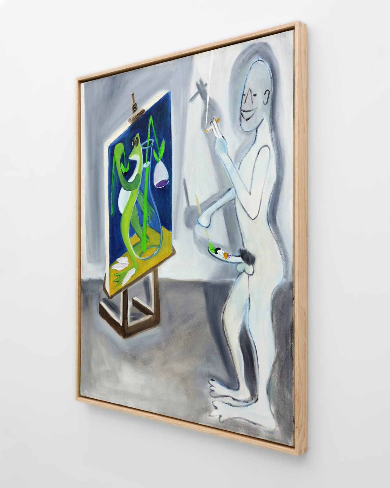 Keith Boadwee, Studio Selfie With Boner Palette, 2021