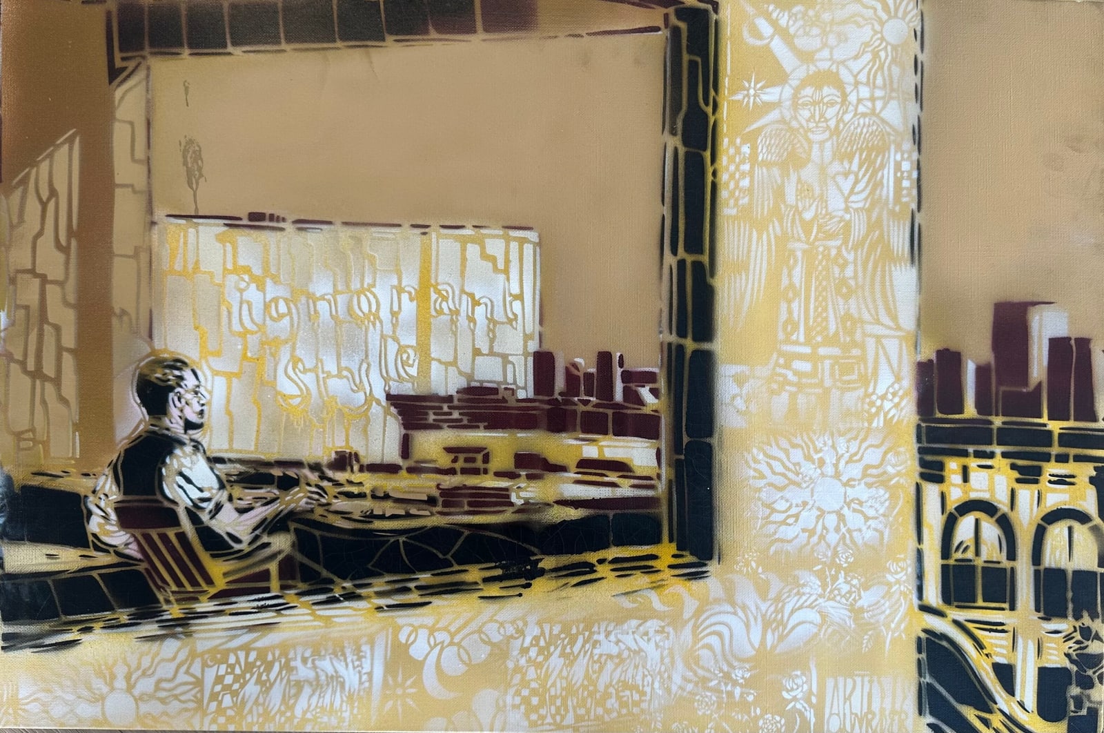 Artiste-Ouvrier, d'après Hopper, ca. 2020