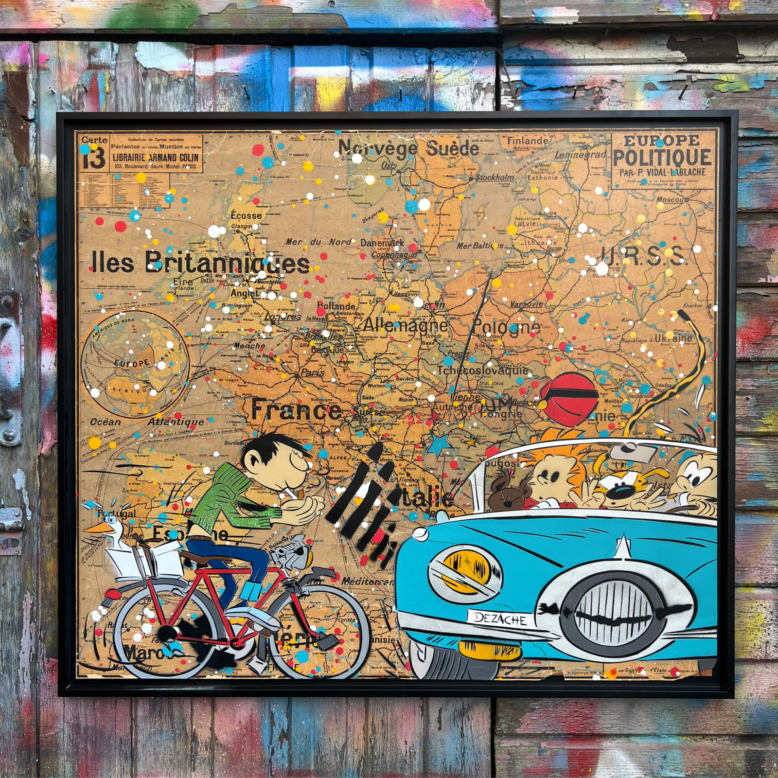 Dezache, Gaston à vélo , 2023