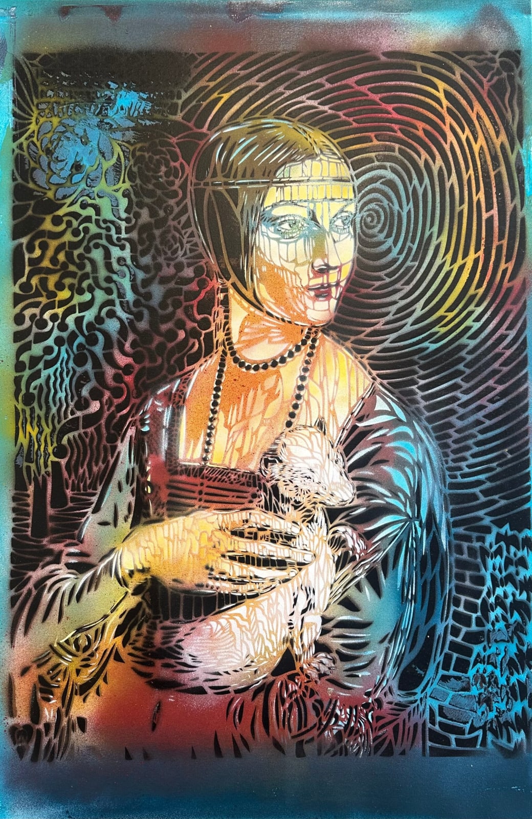 Artiste-Ouvrier, la dame à l'hermine, ca. 2020