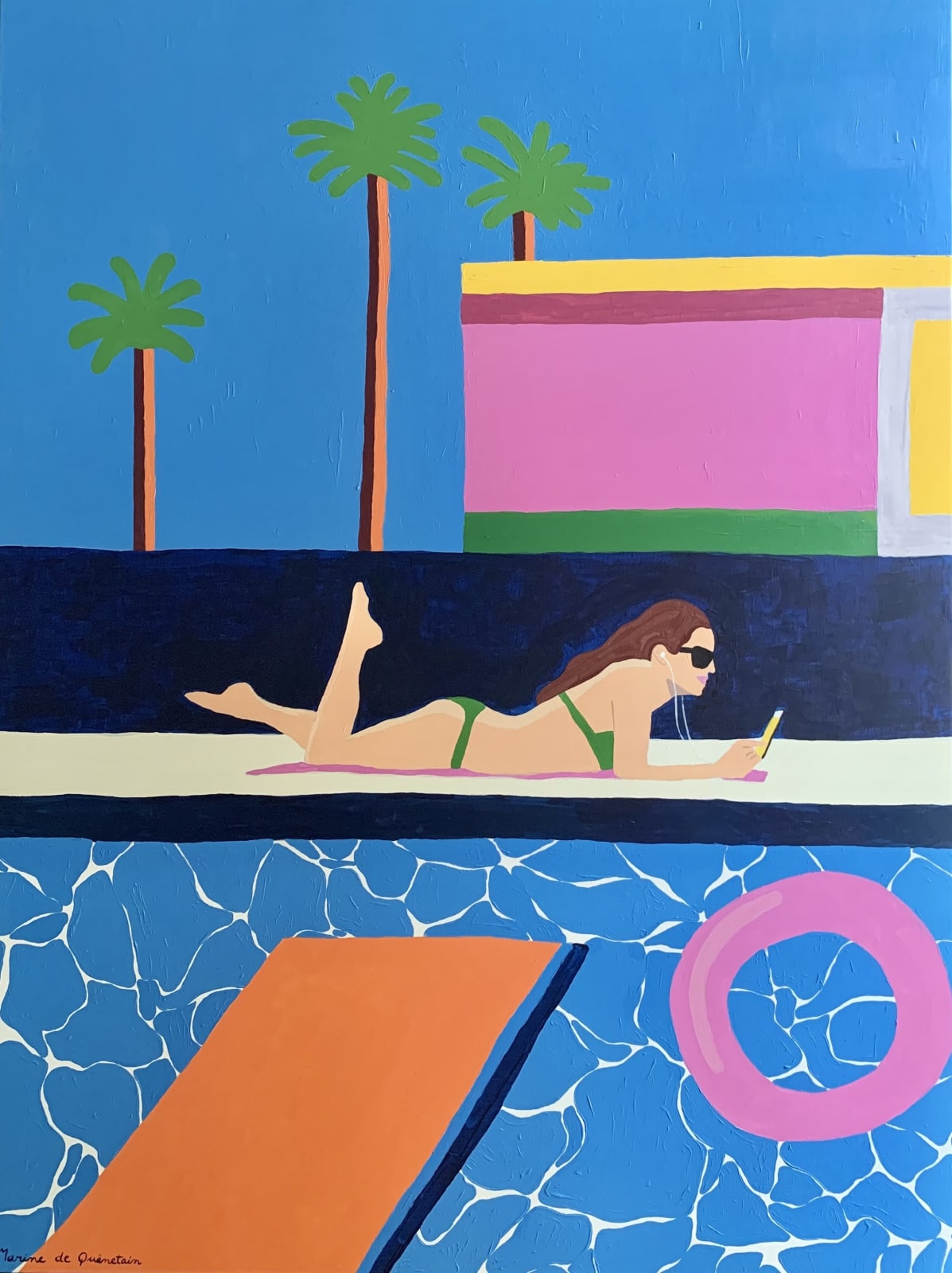 Marine de Quénetain, La Piscine , 2022