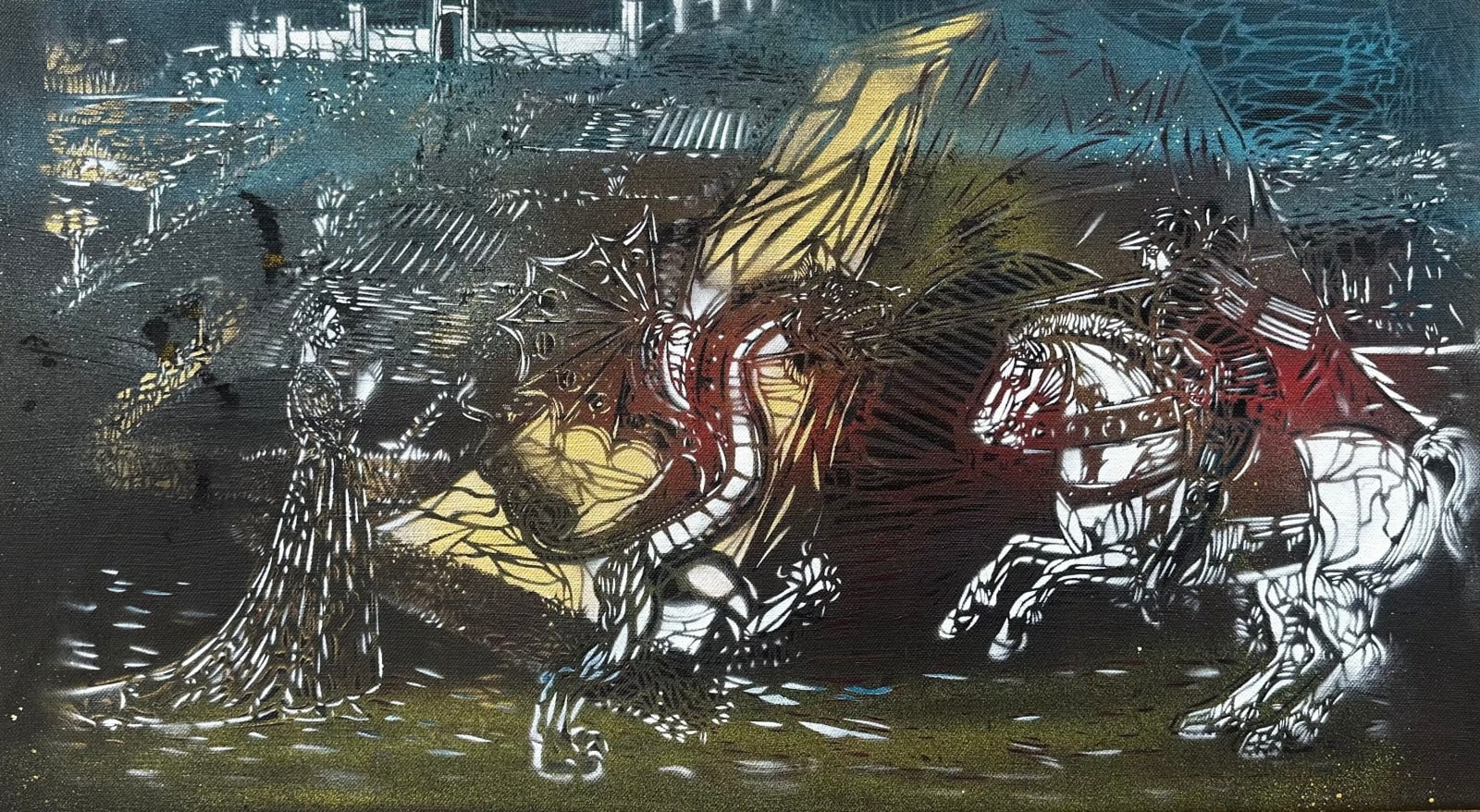 Artiste-Ouvrier, Saint Georges et le dragon, ca. 2020