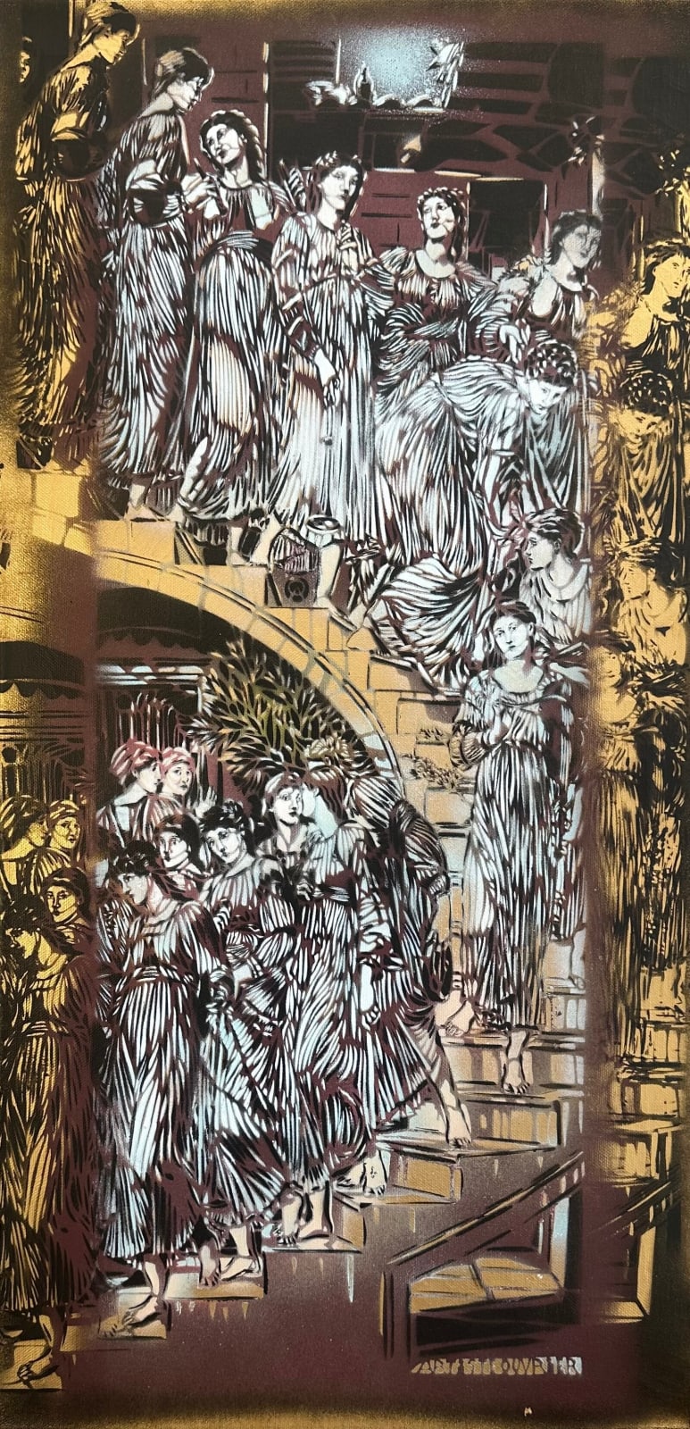 Artiste-Ouvrier, after burn Jones , 2020
