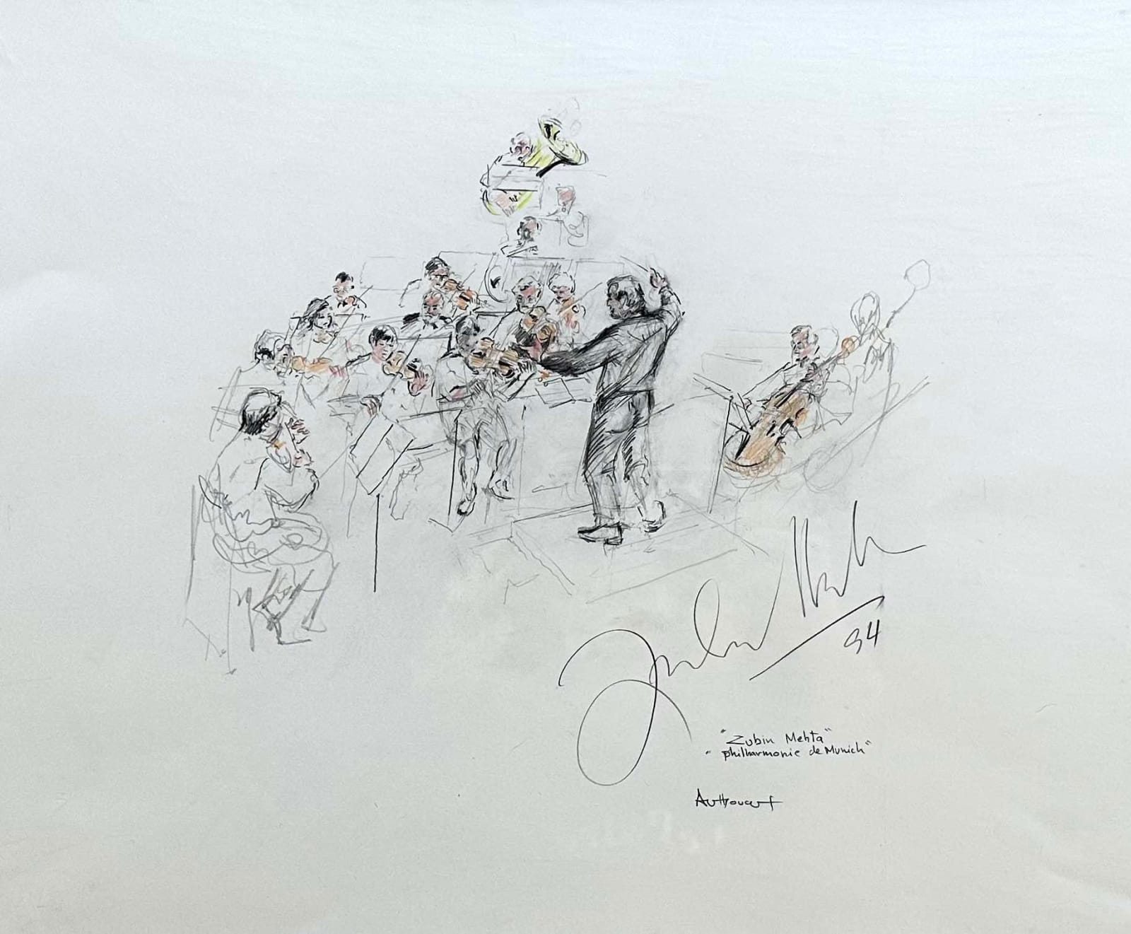 Daniel Authouart, Zubin Metha, 1994