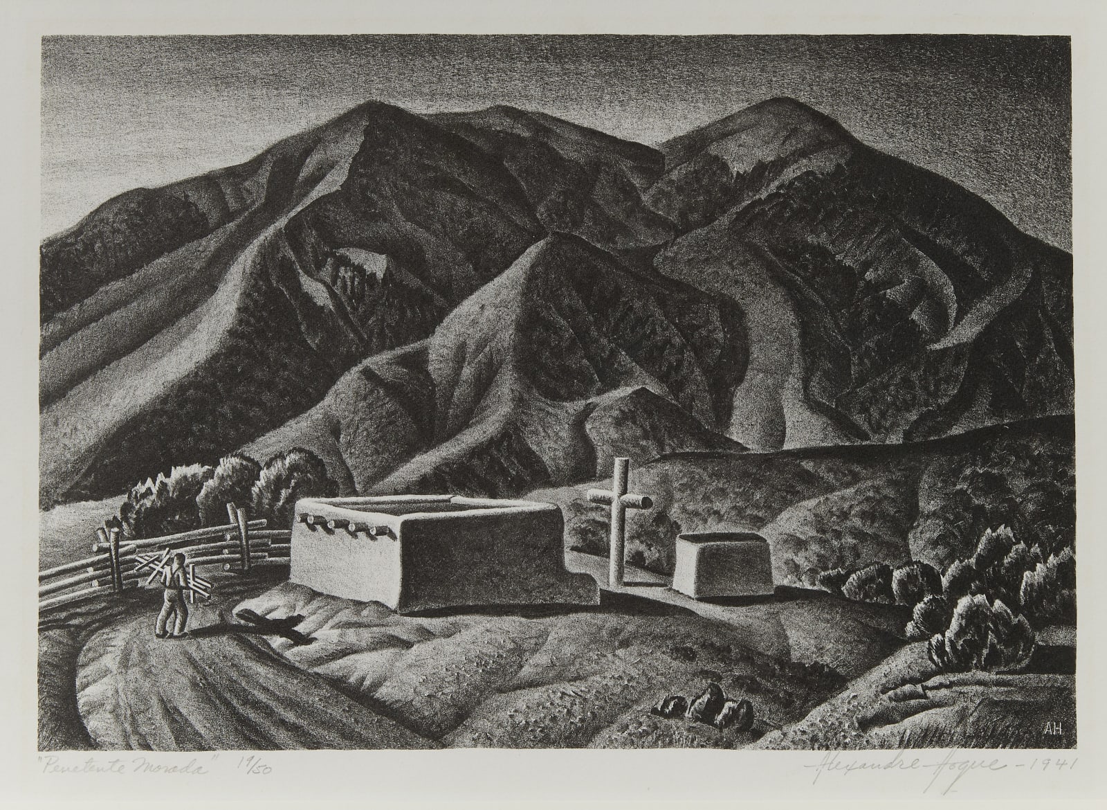 Alexandre Hogue, Penitente Morada, d. 1941